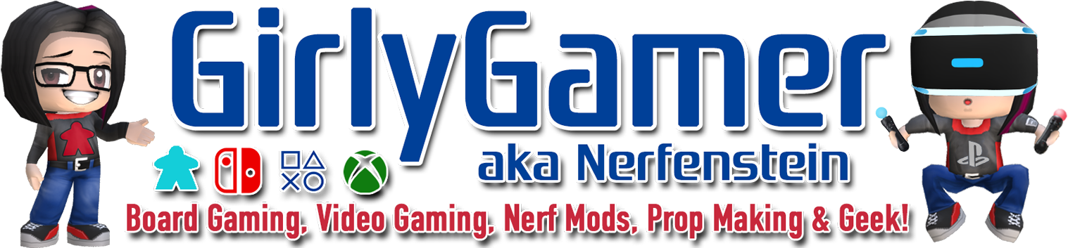 Nerfenstein Aka Girlygamer Board Games Psvr Reviews - Company (1553x397), Png Download
