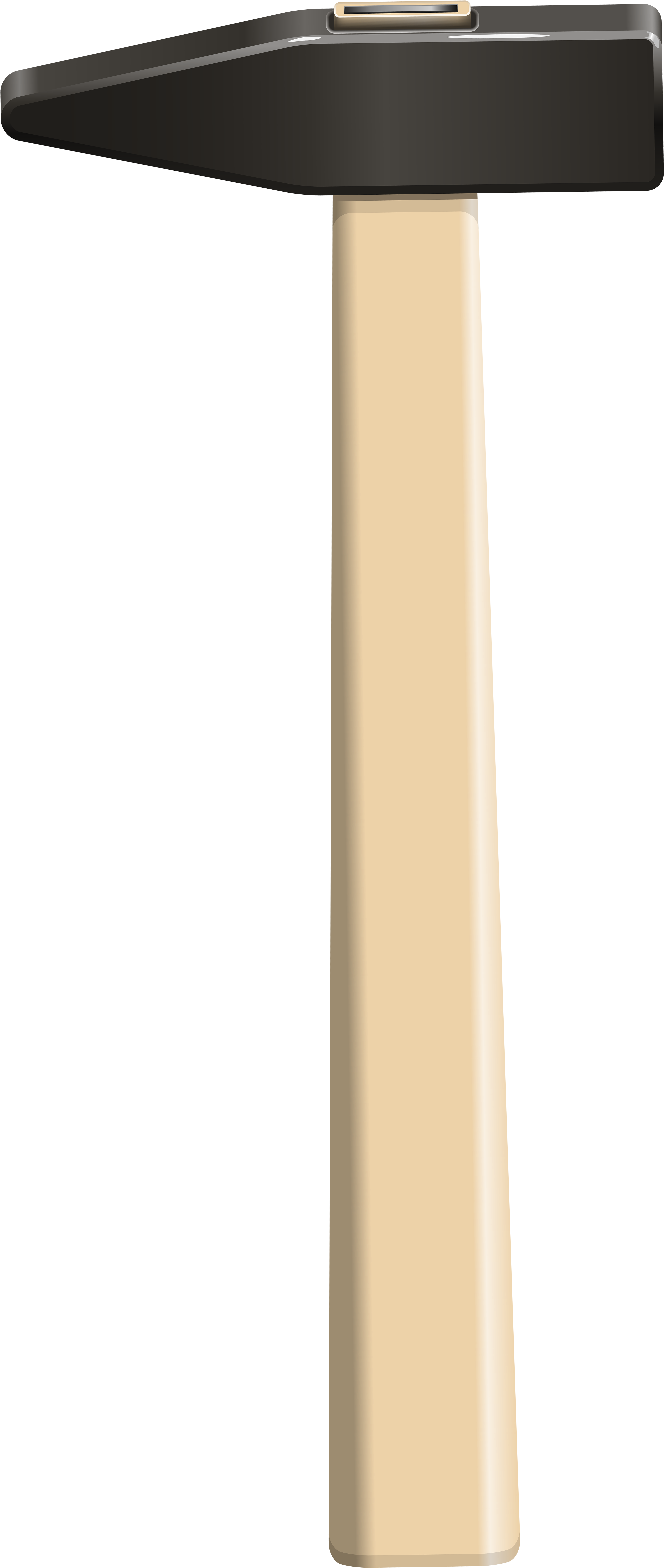 Hammer Png Clip Art - Wood (3529x8000), Png Download
