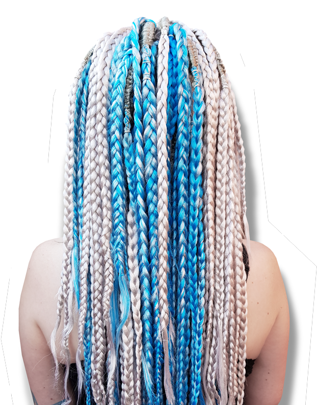 Braids, Open Braids & Dreadlocks - Bead (675x900), Png Download