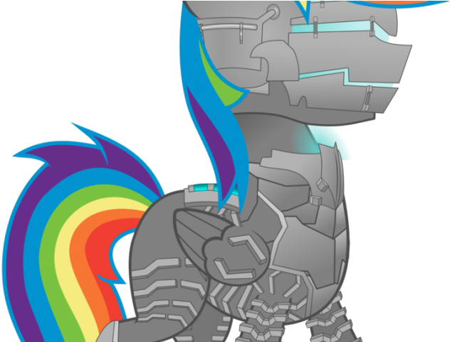 Dead Space Clipart Png - Dead Space Rainbow Dash (640x480), Png Download