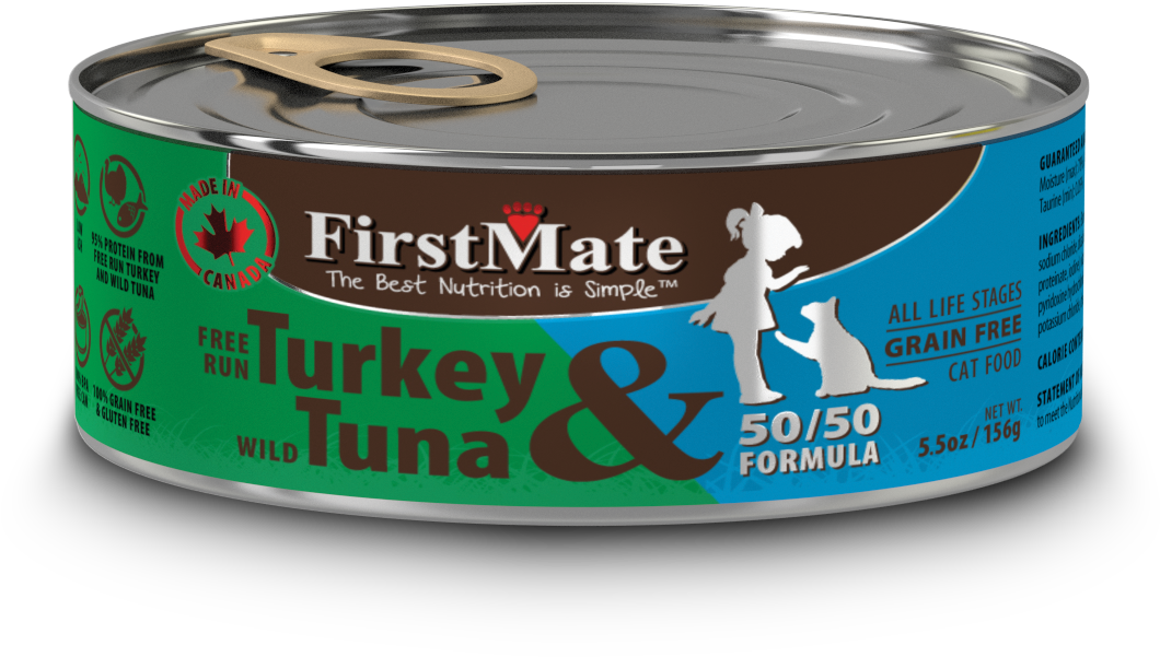 Firstmate Grain Free 50/50 Free Run Turkey & Wild Tuna - Grated Parmesan (1059x681), Png Download