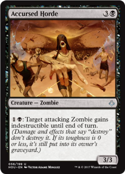 Accursed Horde Hour Of Devastation English - Hour Of Devastation Zombies (560x560), Png Download