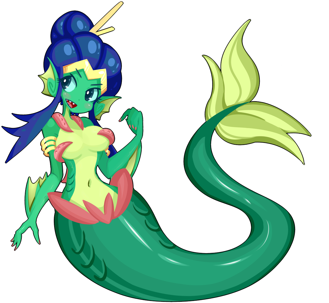 Topdylan - Shantae Mermaid Fan Art (1200x1084), Png Download