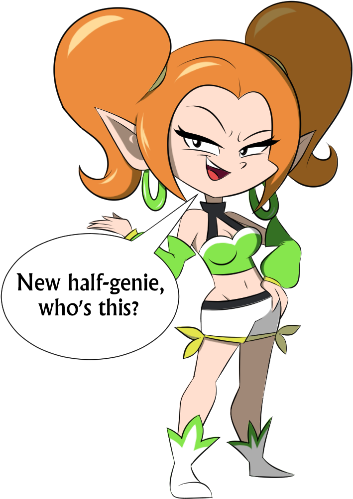 Holly Lingerbean, The Half-genie - Shantae Half Genie Hero Holly (900x1200), Png Download