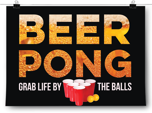 Beer Pong - Guinness (600x600), Png Download