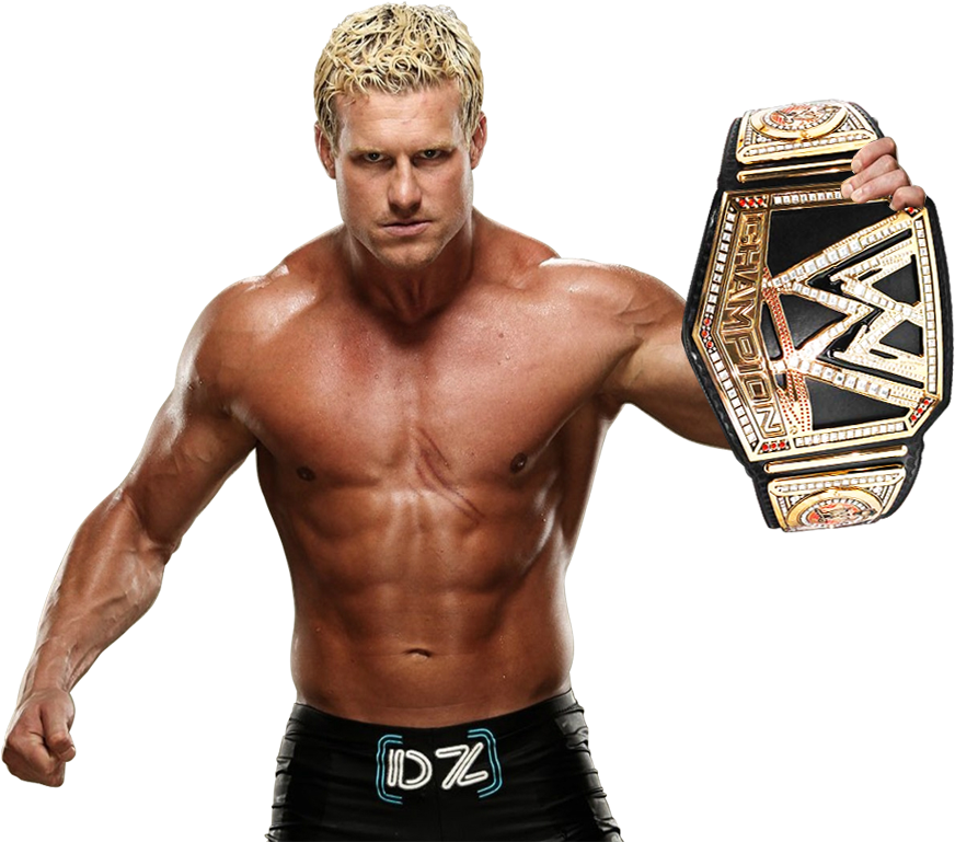 Wwe Dolph Ziggler With New Wwe Championship 2013 By - Dolph Ziggler United States Champion (981x768), Png Download