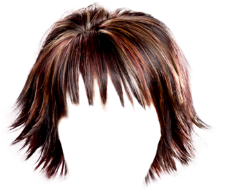 Casual Medium Straight Hairstyle With Layered Bangs - Lace Wig (521x625), Png Download