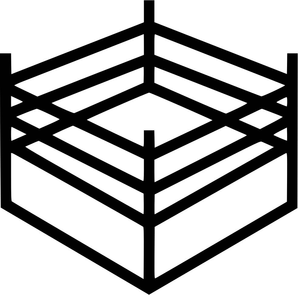 Boxing Ring Comments - Wrestling Ring Clip Art (981x970), Png Download