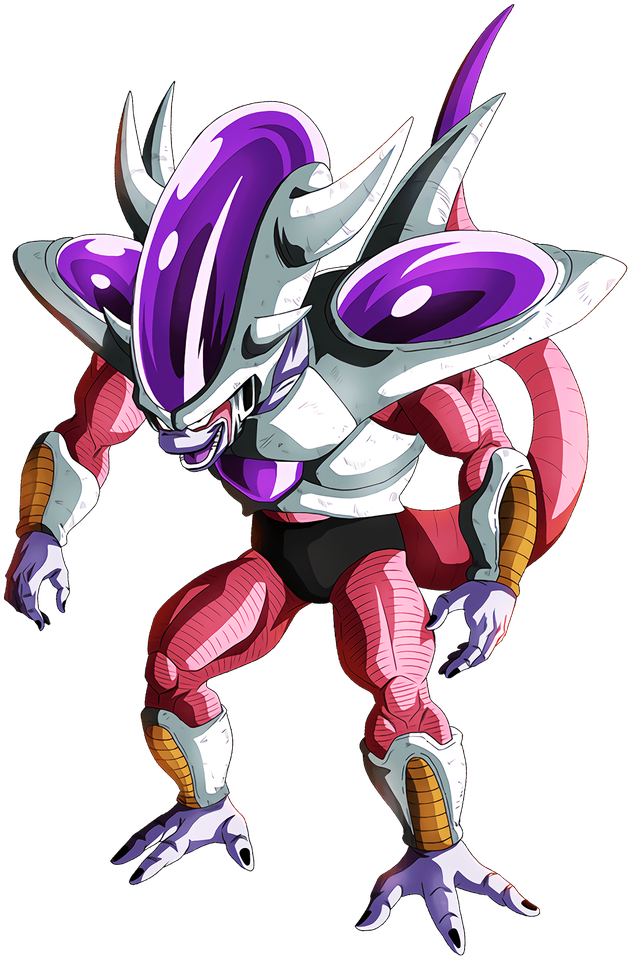 New Transformation Frieza Tur 3rd Form Frieza Art - Frieza Third Form Png (900x1200), Png Download