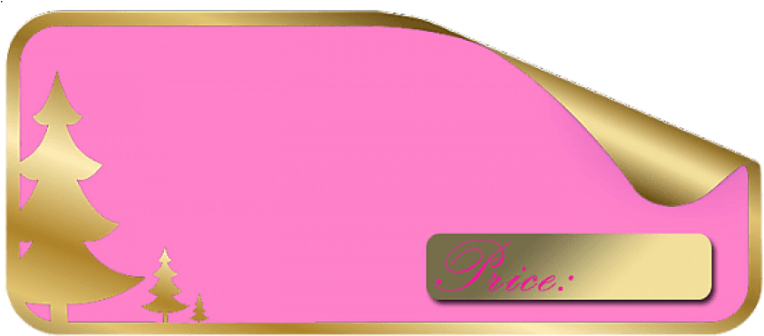 Free Png Best Stock Photos Christmas Tree Frame Pink - Png Transparent Pink Christmas Frame (850x380), Png Download