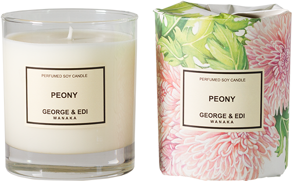Peony Perfumed Soy Candle - Scented Candle Png (800x800), Png Download