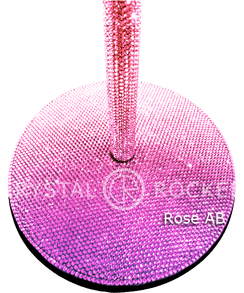 Swarovski Microphone Stand Rose Ab - Circle (600x600), Png Download