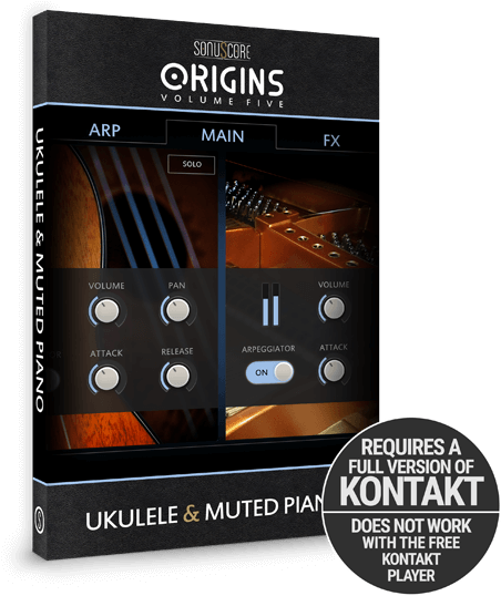 Sonuscore Origin Series Vol 5 Ukulele & Muted Piano (566x547), Png Download