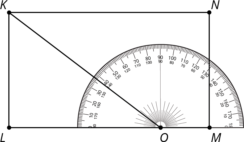 Lok - Lom - Protractor (987x595), Png Download