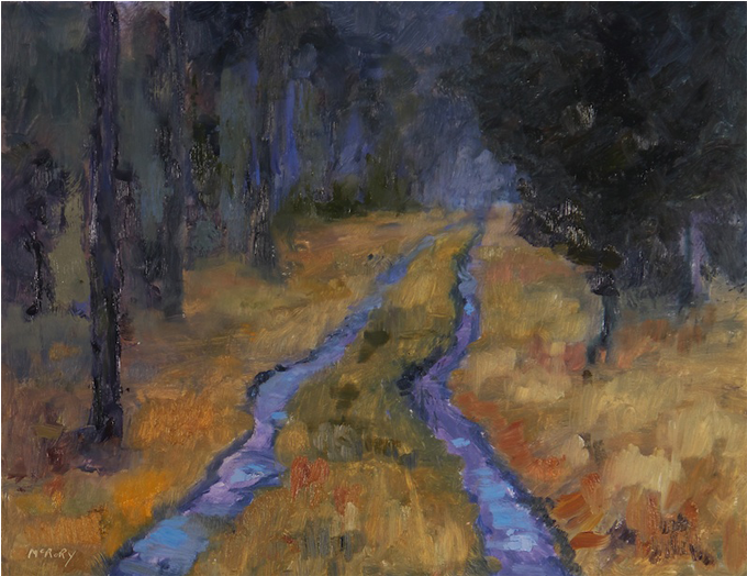Forest Road - Painting (800x800), Png Download