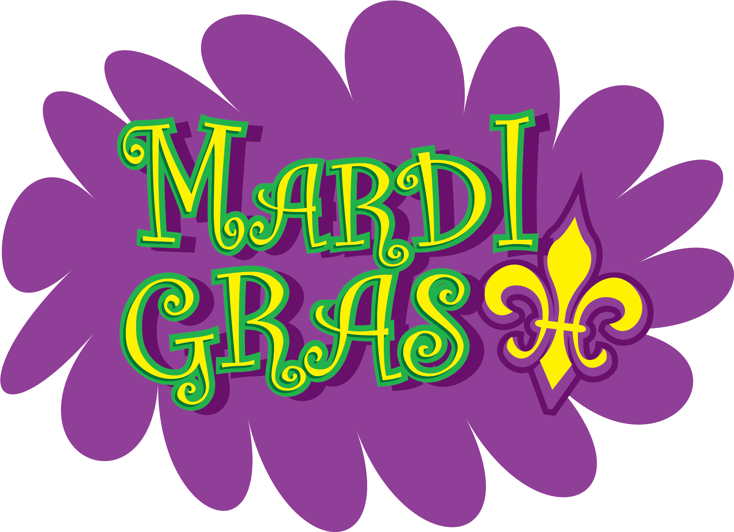 Mardi Gras - Graphic Design (2550x3300), Png Download