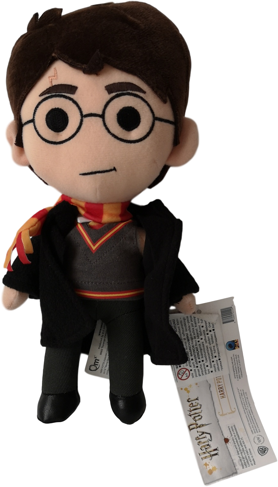 Harry Potter 8" Harry Potter Q-pal Plush - Cartoon (1432x1853), Png Download