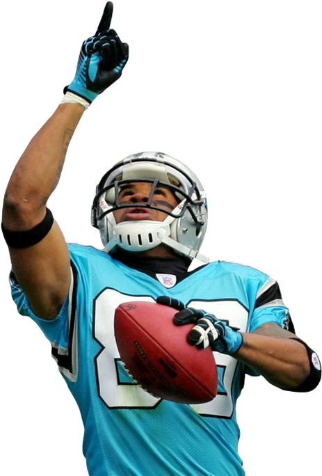 Alumni - Carolina Panthers - - Kick American Football (541x768), Png Download