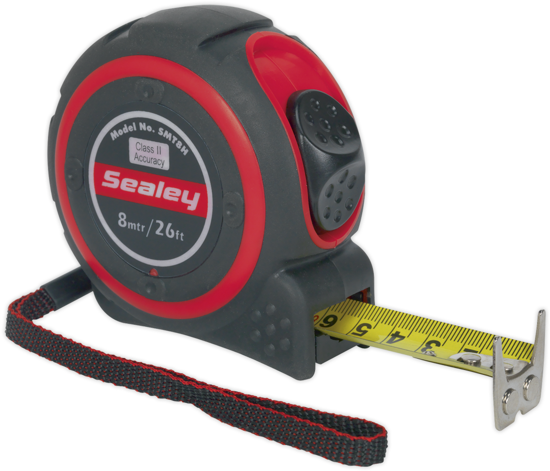 Details About Smt8h Sealey Heavy-duty Measuring Tape - Sealey Smt8h Heavy-duty Measuring Tape 8m (1200x1200), Png Download