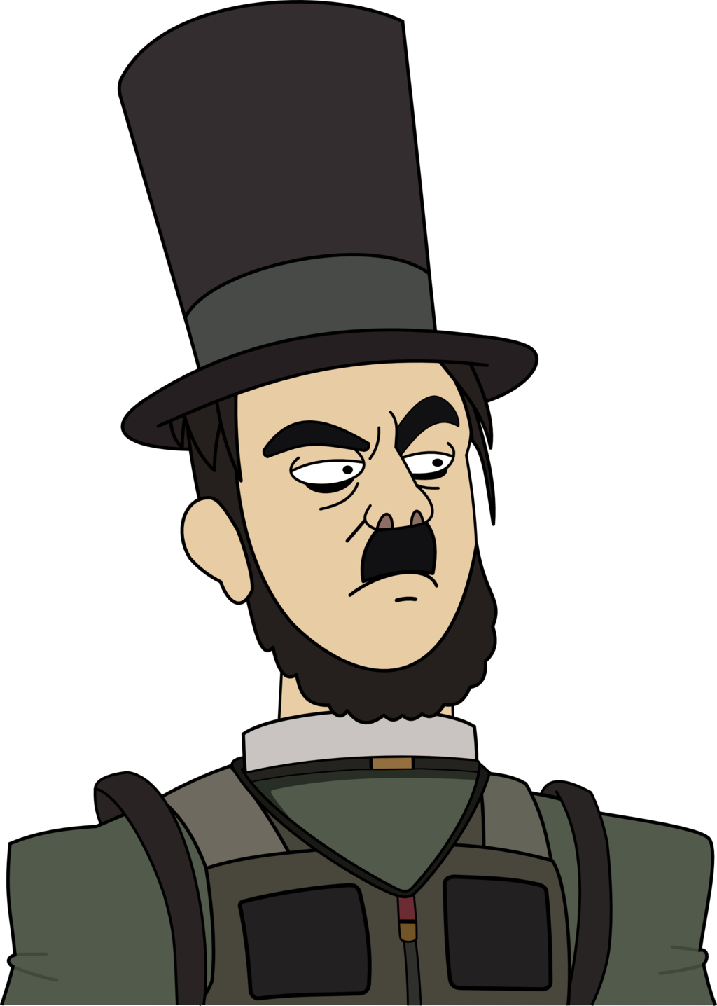 The Only Man Who Can Bridge The Divide In America - Adolf Lincler Rick And Morty (1024x1436), Png Download