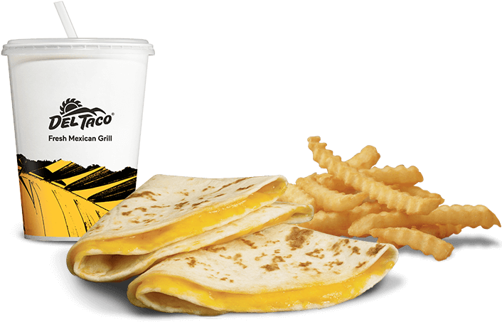 Quesadilla Kid Loco® Meal, Del Taco, Milton, Del Taco, - Del Taco Kids Menu (860x480), Png Download