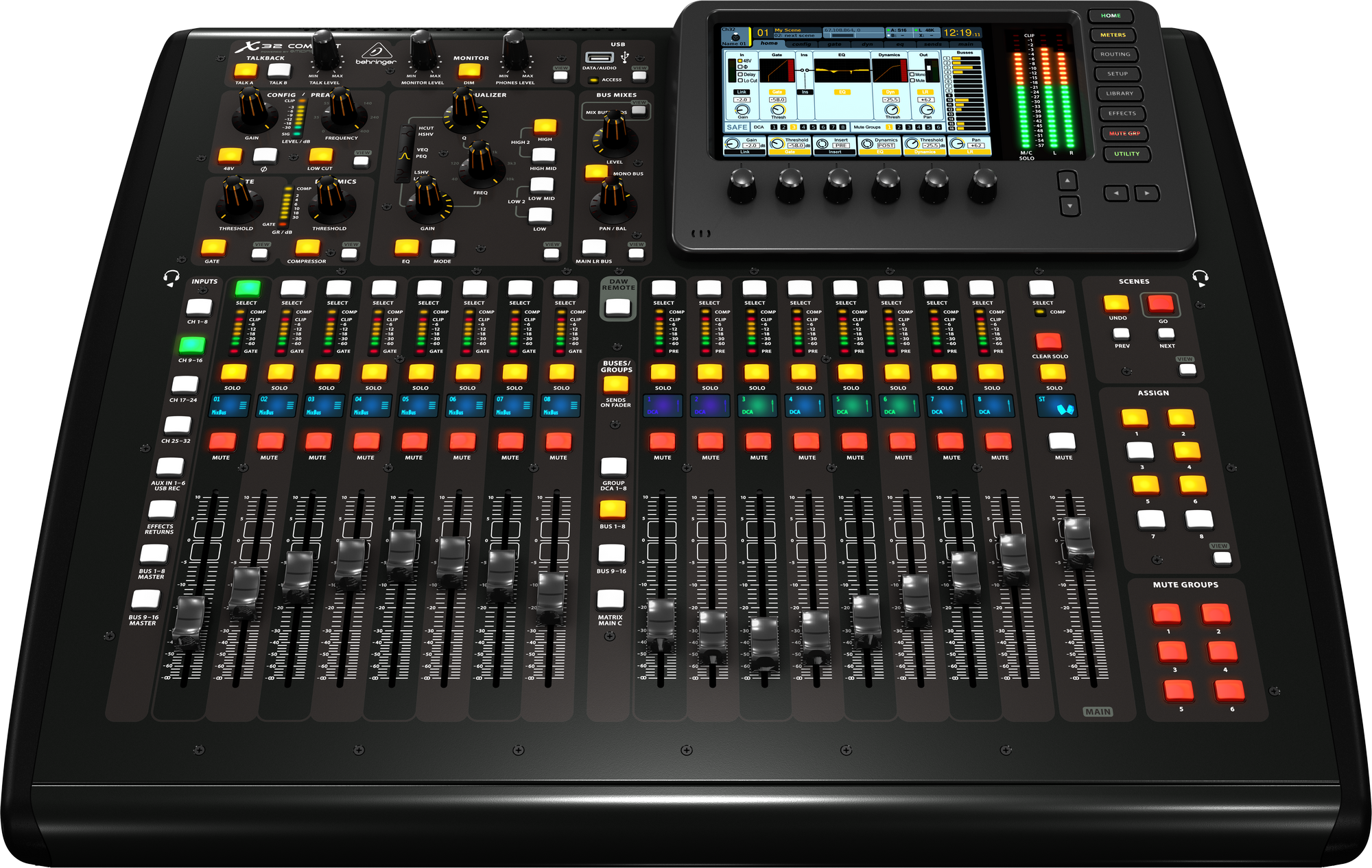 Behringer X32 Compact (2000x1266), Png Download