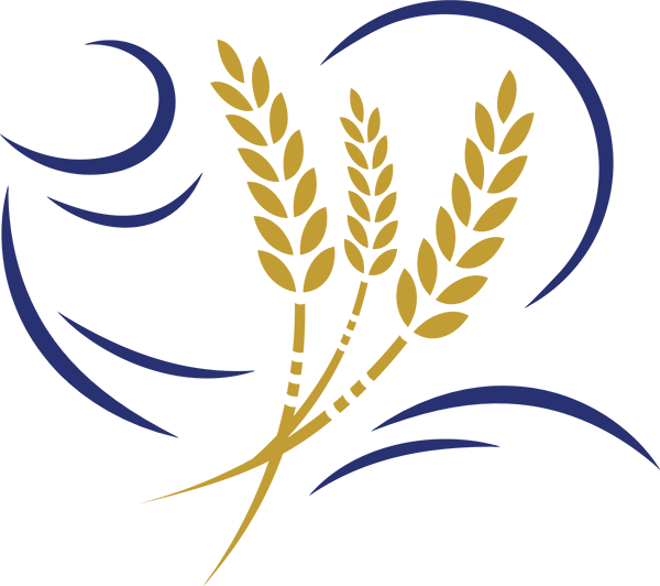 The Curved Lines To The Left Of The Wheat Represent (600x532), Png Download