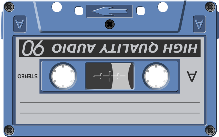 Audio Cassette Png Free Pic - Cassette Tape Clipart (800x510), Png Download
