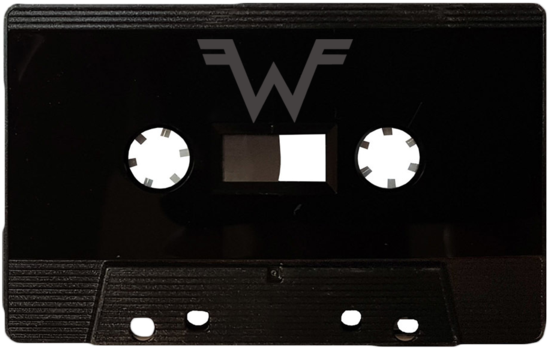 Black Album Cassette - Blank Black Cassette Tape (600x600), Png Download