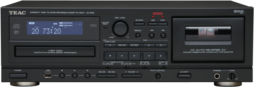 Teac Ad-800 B Angled Loading N9999x9999 \ - Teac Ad Rw 900 (976x488), Png Download