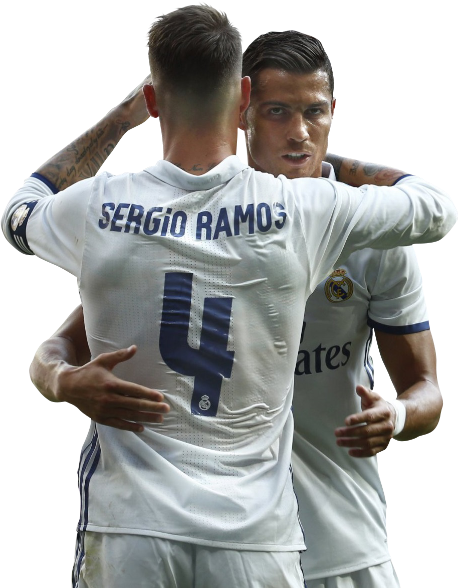 Cristiano Ronaldo & Sergio Ramos Render (936x1190), Png Download