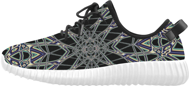 Fishnet Fractal Abstract Grus Men's Breathable Woven - Shoe Tessellation (1000x1000), Png Download