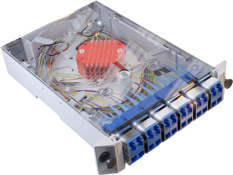 Fiber Optic Exchange Cassette - Electronics (1024x768), Png Download