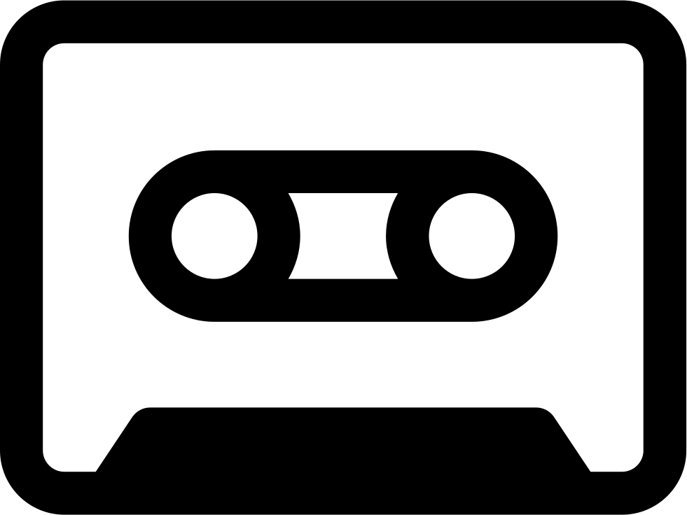 Png File Svg - Icono Cassette Png (981x736), Png Download