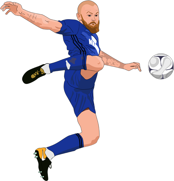 - Gungoalbig - - Kick Up A Soccer Ball (600x633), Png Download