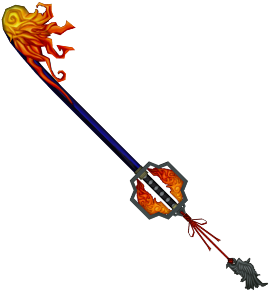 One Winged Angel Keyblade (554x600), Png Download