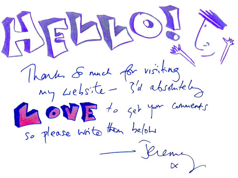 Jeremy Vine Official Website - Handwriting (1000x681), Png Download