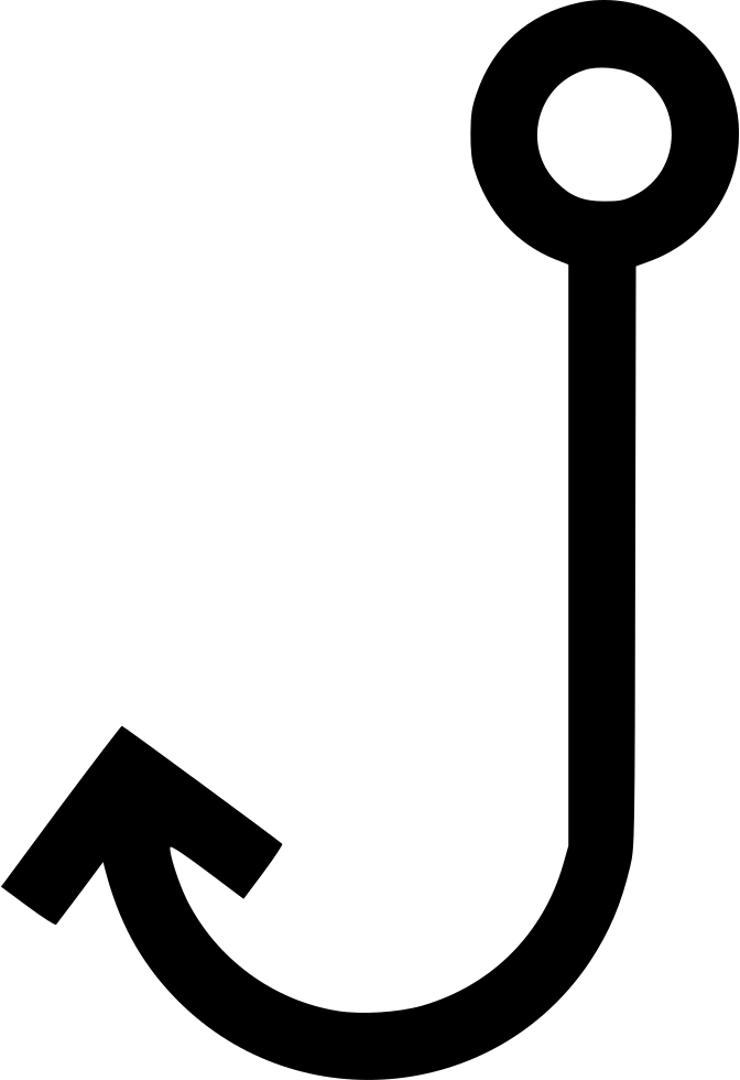 Fish Hook Comments (672x980), Png Download