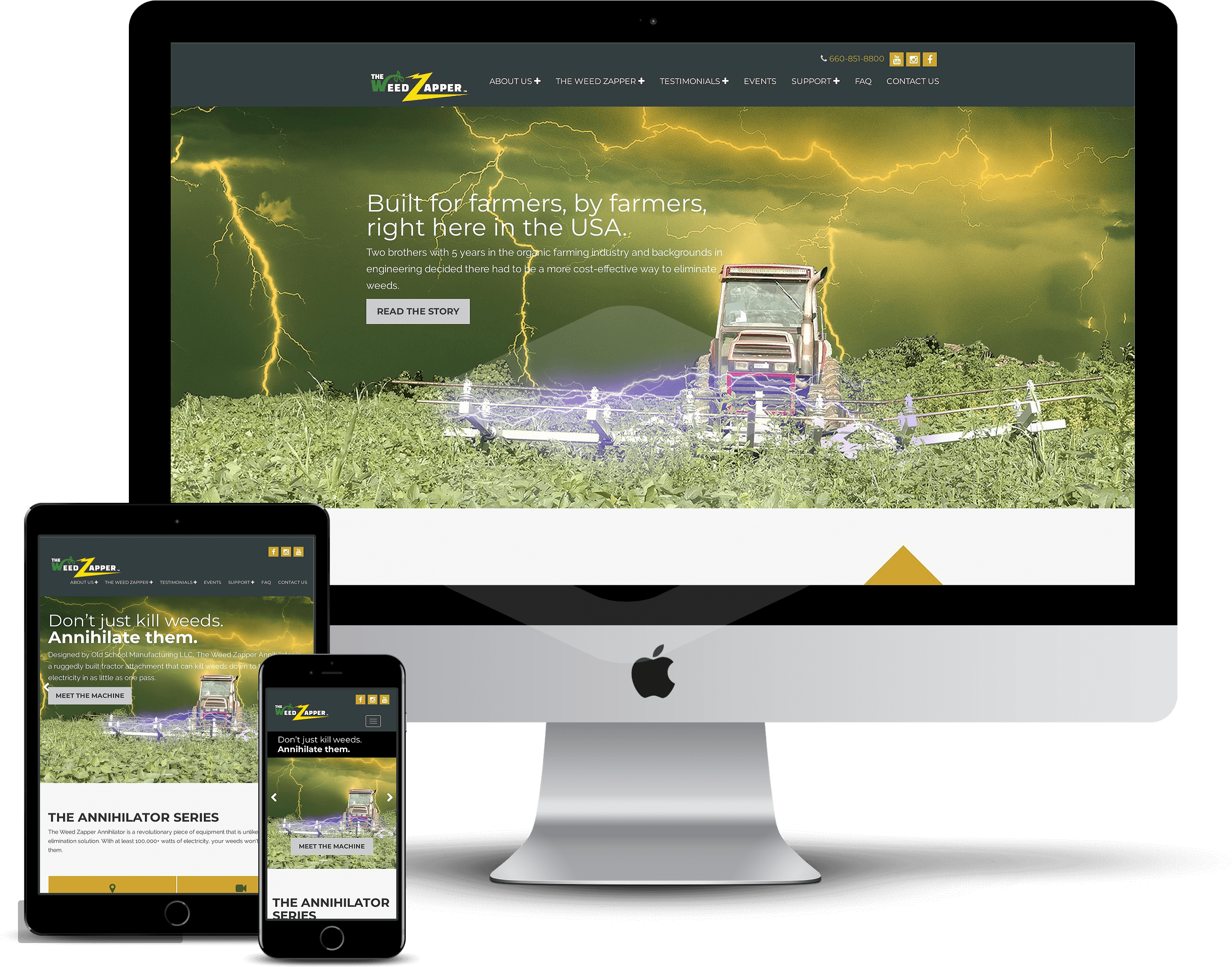 Old School Manufacturing - Web Design (2755x2104), Png Download