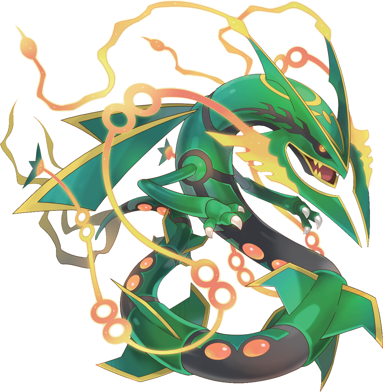 Mega Rayquaza Mega Rayquaza, Pokemon Rayquaza, Ghost - Pokemon Mega Rayquaza (1234x1267), Png Download
