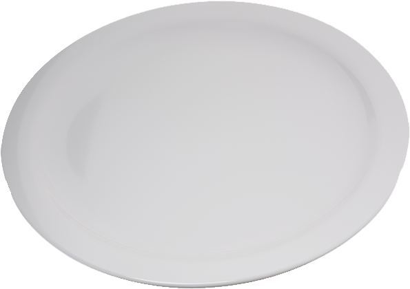 Carlisle Dinner Plate Plastic 10-1/4" Dia - Plate (672x672), Png Download