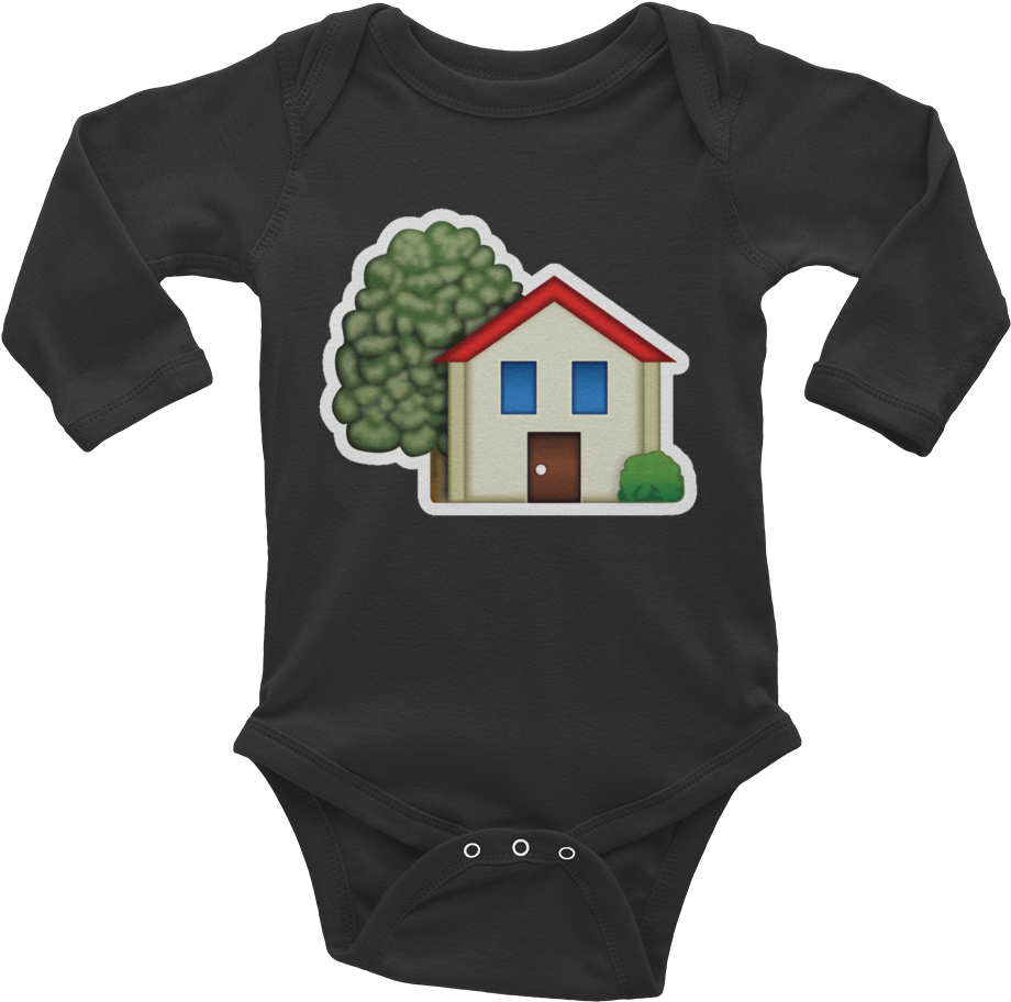 Emoji Baby Long Sleeve One Piece - Don T Worry My Dad Has A Beard (1000x1000), Png Download
