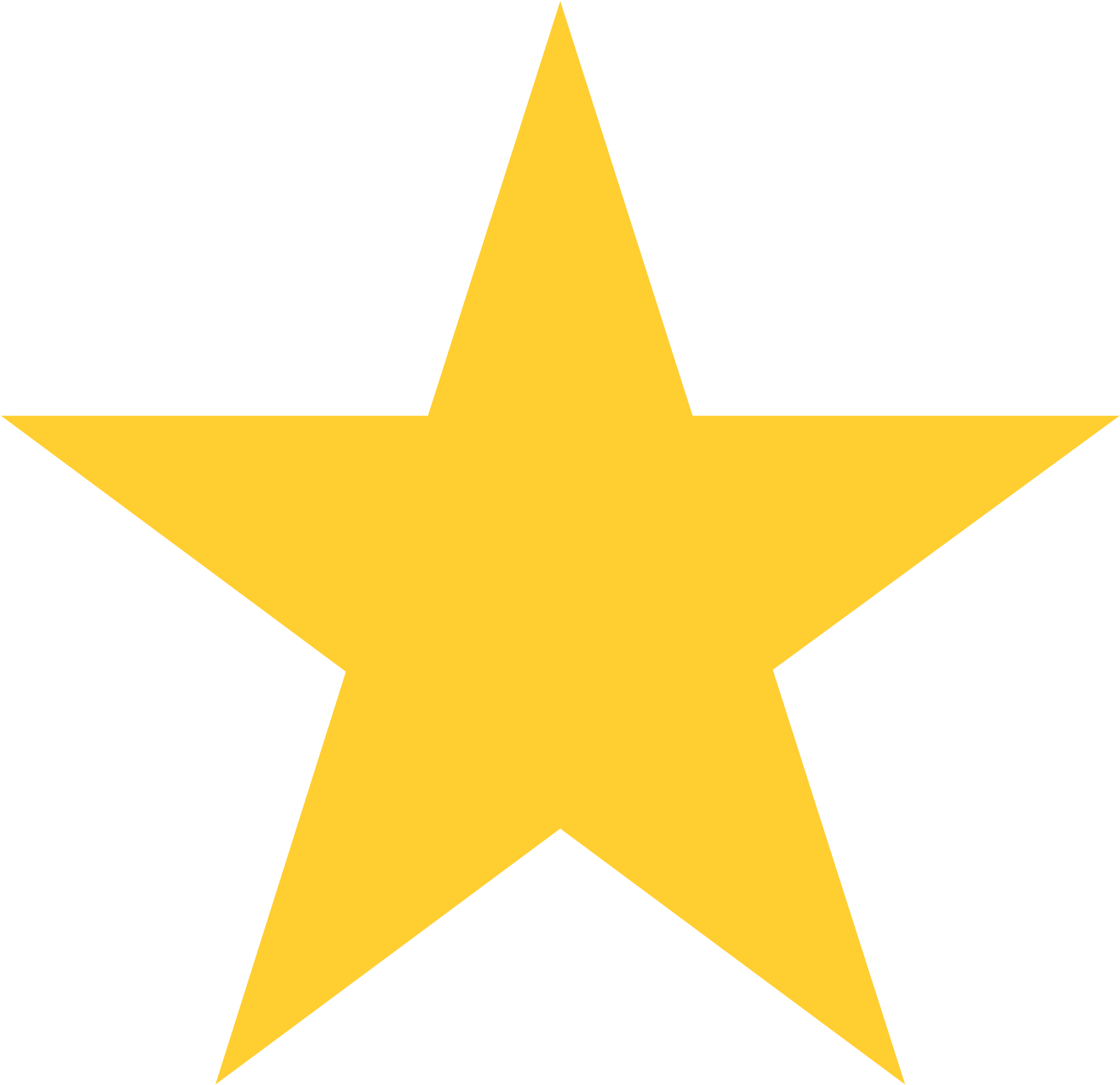 Iron On T Shirt Transfers Custom Clothing Myog - Yellow Star Cut Out (2000x2000), Png Download