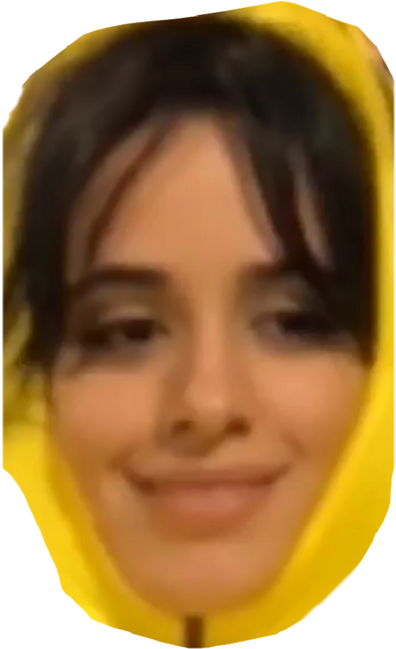 Banana Camilacabello Bananauhnana Havana Camila Cabello - Camila Cabello Head Png (1024x1024), Png Download
