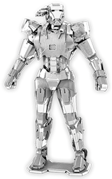 Metal Earth Marvel War Machine 3d Metal Models Jigsaw - Iron Man War Machine Metal Earth (600x600), Png Download