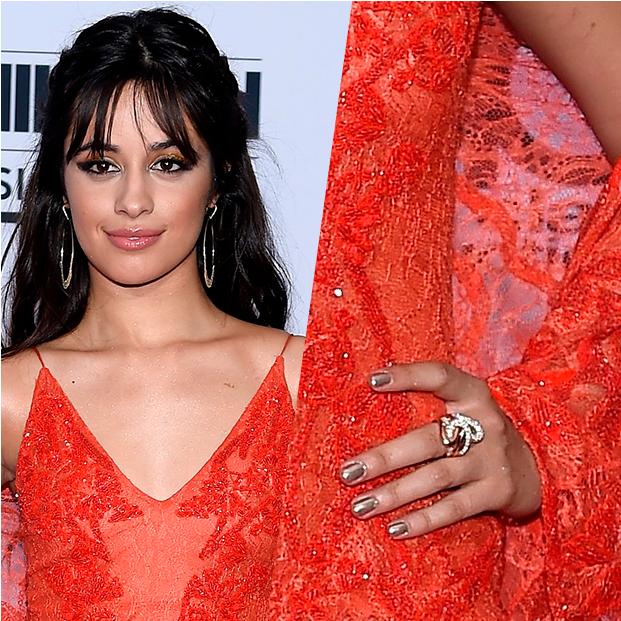 As Unhas De Camila Cabello - Camila Cabello Vestido Vermeljo (1200x630), Png Download