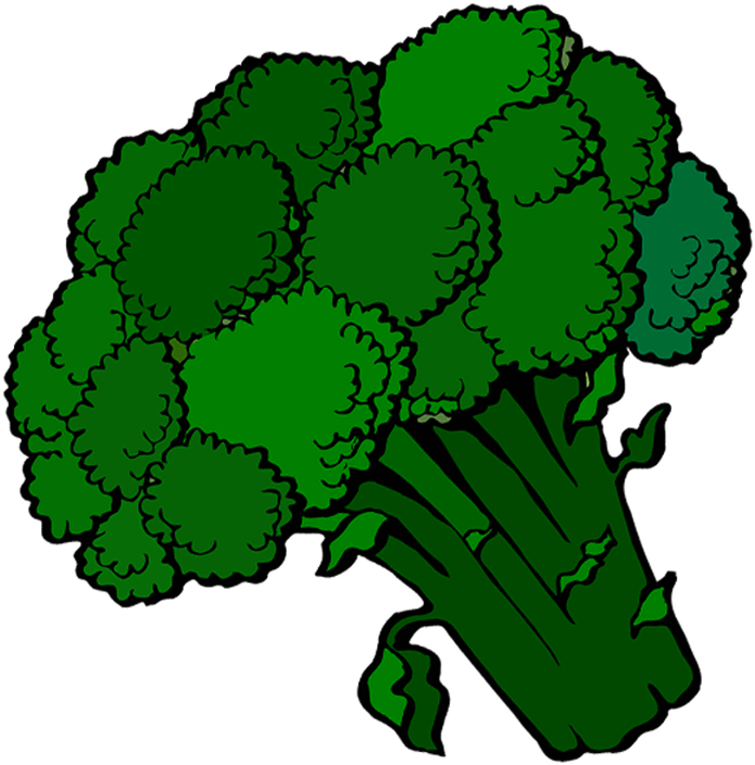 Broccoli Clip Art (701x720), Png Download