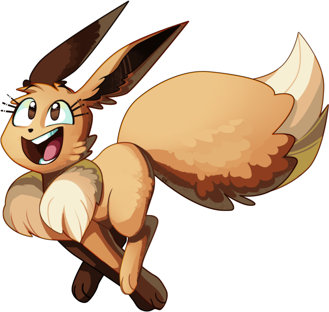Pokemon My Art Fan Art Dumb Eevee Jolteon Flareon Vaporeon - Pokemon Fan Art Espeon Umbreon (1280x1192), Png Download
