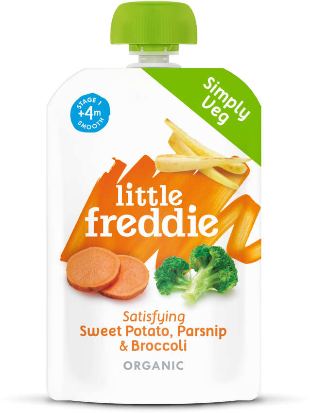 Picture Of Lf Organic Satisfying Sweet Potato, Parsnip - Little Freddie (749x930), Png Download