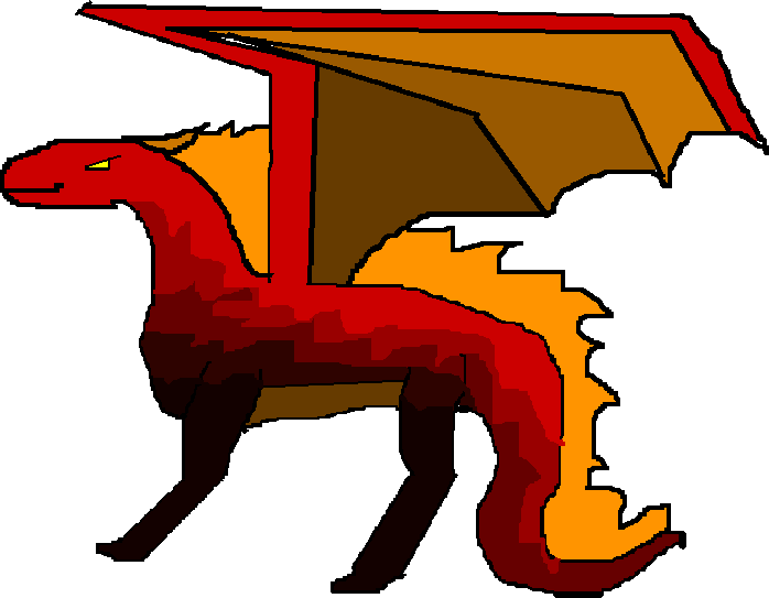 P1 - Reddragon - Cartoon (698x543), Png Download